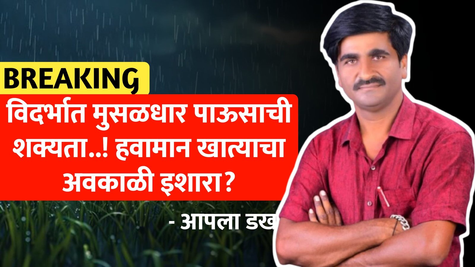 विदर्भात मुसळधार पावसाची शक्यता