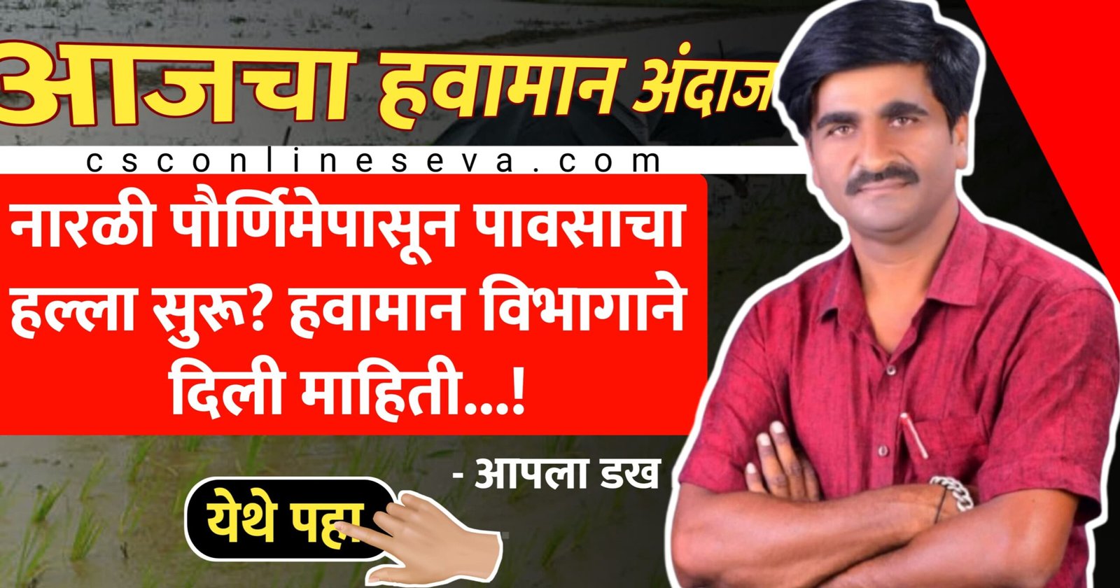नारळी पौर्णिमेपासून पावसाचा हल्ला सुरू